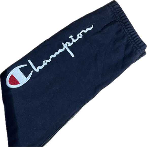 VTG 80's Champion Reverse Weave Warm-Up Sweatpants Black Made in USA Men's Large - Picture 5 of 12